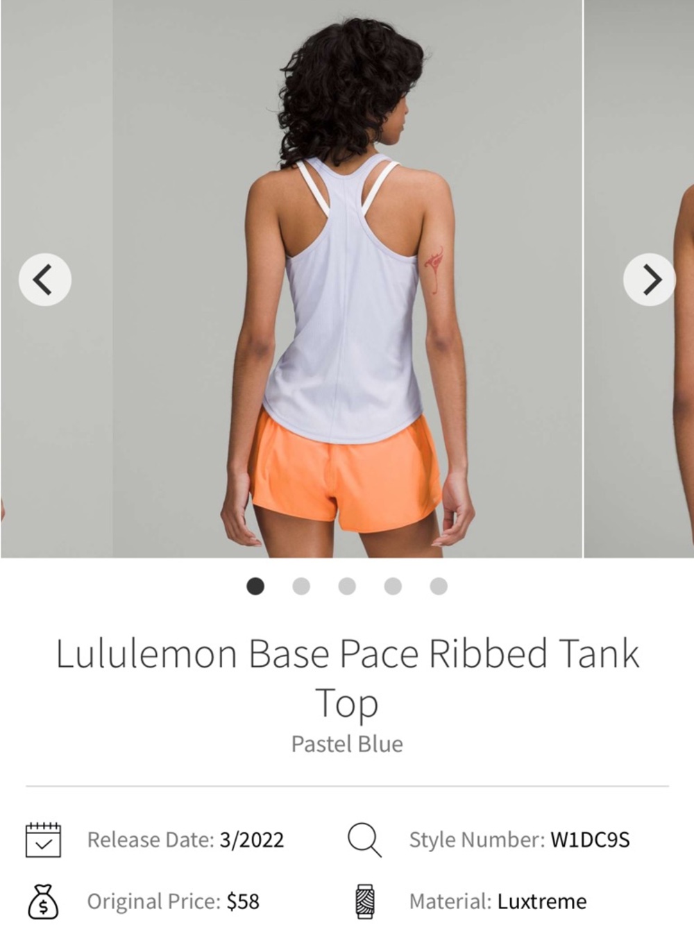 Base Pace Ribbed Tank Top
